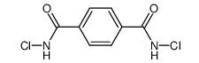 N,N'-Dichloro-1,4-benzenedicarboxamide结构式