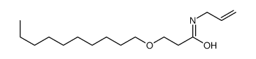 3-(Decyloxy)-N-(2-propenyl)propanamide结构式