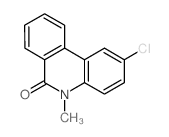 2-chloro-5-methyl-phenanthridin-6-one结构式