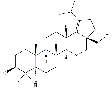 (3BETA)-羽扇-18-烯-3,28-二醇结构式
