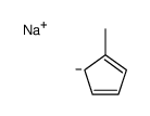 sodium,5-methylcyclopenta-1,3-diene Structure
