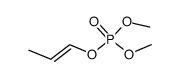 Phosphoric acid dimethyl=1-propenyl ester结构式