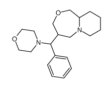 4-(morpholin-4-yl-phenyl-methyl)-octahydro-pyrido[2,1-c][1,4]oxazepine结构式