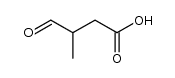 3-methyl-4-oxobutanoic acid结构式