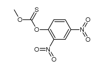 O-methyl O-(2,4-dinitrophenyl) thiocarbonate结构式