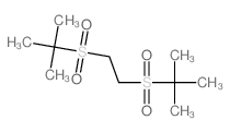 2-methyl-2-(2-tert-butylsulfonylethylsulfonyl)propane结构式