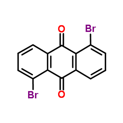 1,5-二溴蒽醌结构式
