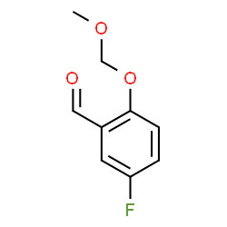 5-Fluoro-2-(methoxymethoxy)benzaldehyde结构式