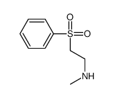 N-Methyl-2-(phenylsulphonyl)ethylamine Structure