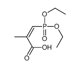 3-diethoxyphosphoryl-2-methylprop-2-enoic acid结构式
