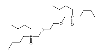 1-[butyl-[2-(dibutylphosphorylmethoxy)ethoxymethyl]phosphoryl]butane Structure