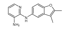 3-amino-2-(2,3-dimethylbenzofuran-5-ylamino)pyridine Structure