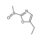 5-ethyl-2-methylsulfinyl-1,3-oxazole结构式