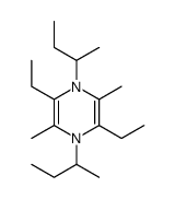 1,4-di(butan-2-yl)-2,5-diethyl-3,6-dimethylpyrazine结构式