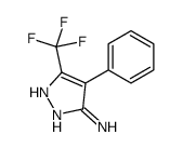 4-PHENYL-3-(TRIFLUOROMETHYL)-1H-PYRAZOL-5-AMINE structure