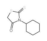 4-Thiazolidinone,3-cyclohexyl-2-thioxo- structure