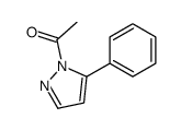 1-(5-phenylpyrazol-1-yl)ethanone Structure
