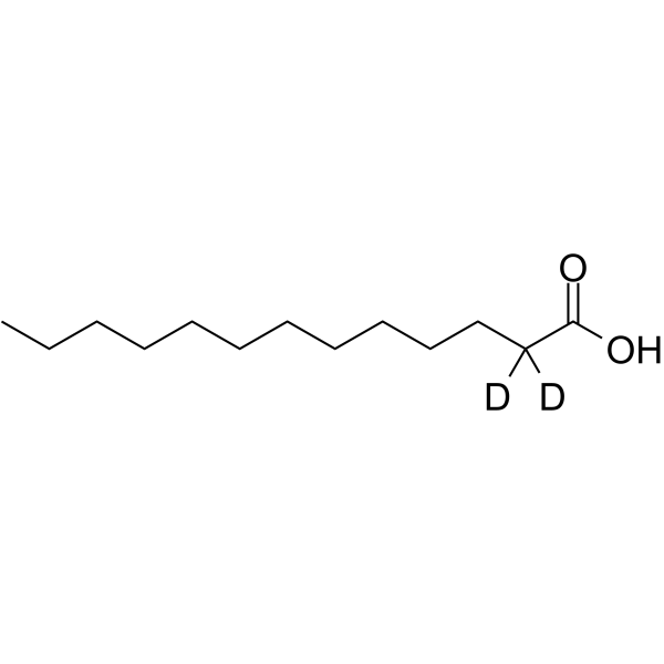 Tridecanoic acid-d2 Structure