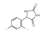2,4-Imidazolidinedione,5-(2,4-dichlorophenyl)- Structure