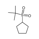 Cyclopentane, [(1,1-dimethylethyl)sulfonyl]- (9CI)结构式