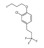 2-chloro-1-(3-iodopropoxy)-4-(3,3,3-trifluoropropyl)benzene Structure