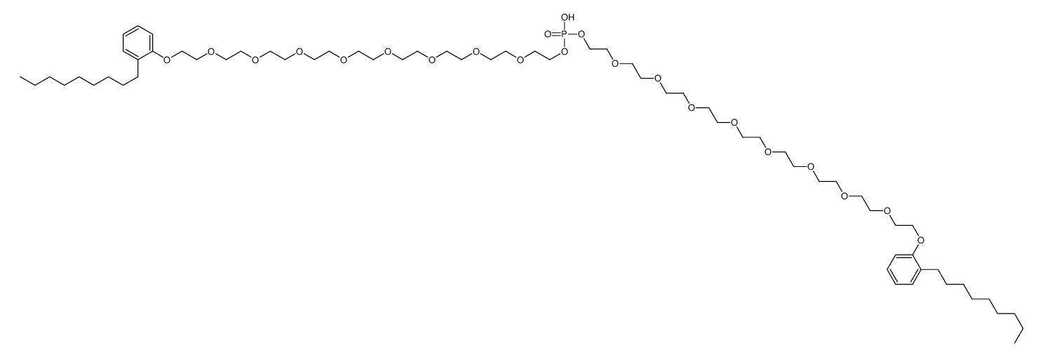 26-(nonylphenoxy)-3,6,9,12,15,18,21,24-octaoxahexacosan-1-yl hydrogen phosphate Structure