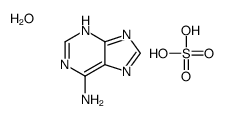 7H-purin-6-amine,sulfuric acid,hydrate结构式