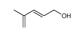 (2E)-4-methyl-2,4-pentadien-1-ol结构式