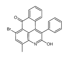 6-Bromo-4-methyl-1-phenylanthrapyridone结构式