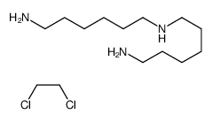 N'-(6-aminohexyl)hexane-1,6-diamine,1,2-dichloroethane Structure