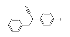 2-(4-fluorophenyl)-3-phenylpropanenitrile Structure