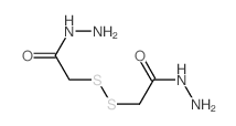 Dithioglycollic dihydrazide结构式