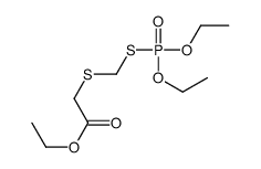 ethyl 2-(diethoxyphosphorylsulfanylmethylsulfanyl)acetate Structure