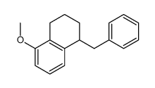 1-benzyl-5-methoxy-1,2,3,4-tetrahydronaphthalene Structure