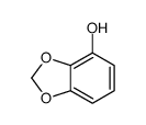 4-羟基-1,3-苯并二氧代结构式