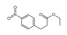 3-(4-硝基苯基)-丙酸乙酯结构式