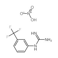 dihydroxy-oxo-azanium; 2-[3-(trifluoromethyl)phenyl]guanidine Structure