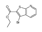 3-溴噻吩并[2,3-b]吡啶-2-羧酸乙酯结构式