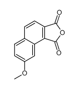 7-methoxynaphthalene-1,2-dicarboxylic anhydride Structure