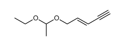 rac-(E)-4-methyl-3,5-dioxa-7-decen-9-yne结构式