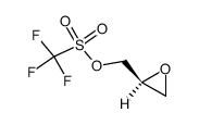 (S)-(+)-[[(trifluoromethanesulfonyl)oxy]methyl]oxirane Structure