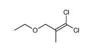 3-ethoxy-1,1-dichloro-2-methyl-propene结构式