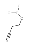 2-Cyanoethyl phosphorodichloridite Structure