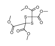 Tetramethyl 1,3-dithietane-2,2,4,4-tetracarboxylate结构式