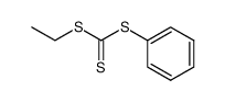 ethyl phenyl trithiocarbonate结构式