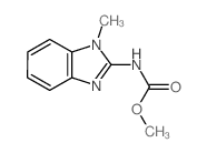 Carbamic acid, (1-methyl-1H-benzimidazol-2-yl)-, methyl ester结构式