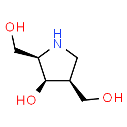 2,4-Pyrrolidinedimethanol,3-hydroxy-,(2R,3R,4S)-(9CI) Structure