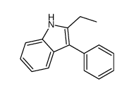 2-ethyl-3-phenyl-1H-indole结构式