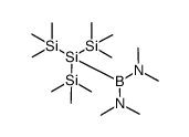 bis(dimethylamino)[tris(trimethylsilyl)silyl]borane结构式