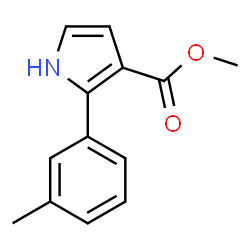 1H-Pyrrole-3-carboxylicacid,2-(3-methylphenyl)-,methylester(9CI) structure